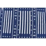 Multiple Sizes Cotton Blue And White Woven Modern Cotton Rug Dhurrie- Handmade Rug - Image 7