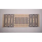 Multiple Sizes Cotton Beige and Blue  Modern Stripes Runner Rug - Woven Kilim Rug