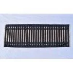 Black and Beige Modern Striped Cotton Flat weave Hand woven rug- Reversible Kilim Rug