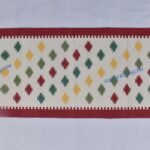 Multiple Sizes Cotton White Background Star Design Hand woven Runner Rug-Flat weave Reversible Runner Kilim