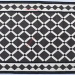 Multiple Sizee Grey,Black and white Cotton Handmade Rug- Flat weave and Hand woven Kilim Rug