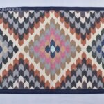 3x5 Indian Cotton Hand woven Dhurrie Rug- Carpet Design Kilim Rug