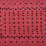 Multiple Size Red and Black Reversible Kilim Rug -Beautiful Star Design Flat woven Kilim Indian Rug